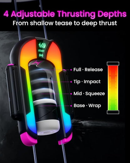 Interstellar Warship Male Masturbator with Advanced AI Interactive Technology