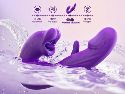 💥New on sale 2025 💞G-Spot Vibrator Female Sex Toy, featuring 7 slapping vibration modes and 5 licking/sucking modes.