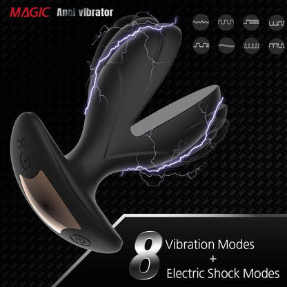 Electric Shock Anal Expansion Vibrator