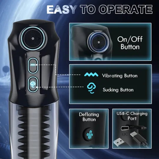 👑👑The latest hot-selling low-priced model-💥Next Level Vibrating Sucking Penis Pump