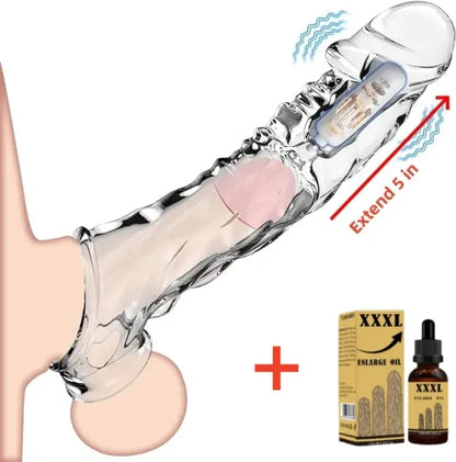 💥💥2025 latest hot style low price 💥💥-Reusable penis extension vibrator😍