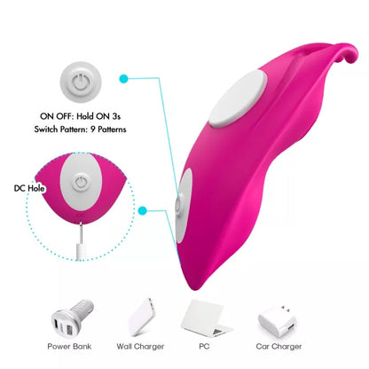 Magnetic remote control interactive vibrator