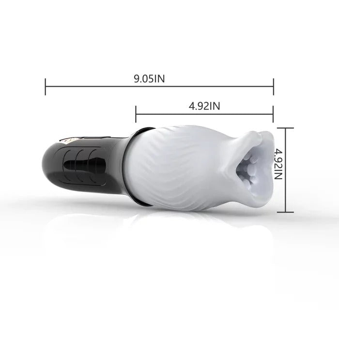 Sexoralab 360° Automatic Bare Sleeve 10 Vibrations 5 Modes Rotation Oral Sex Masturbator