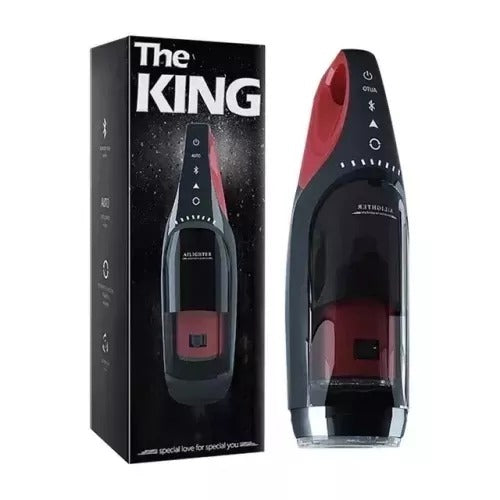 Sexoralab New Bluetooth-controlled automatic retractable THE KING rotating male masturbator