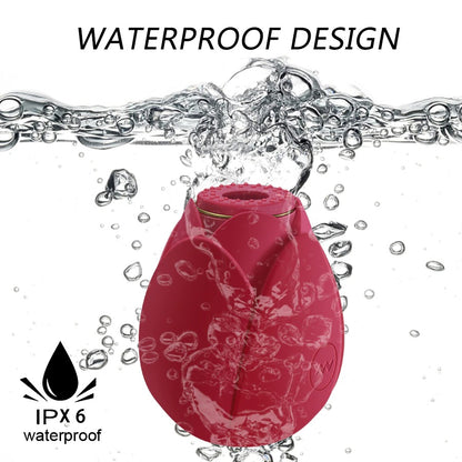 Rose Sucking Vibrator for Women Nipple Suck Clitors Stimulate Vagina Massager Waterproof Female Masturbator Sex Toys for Women
