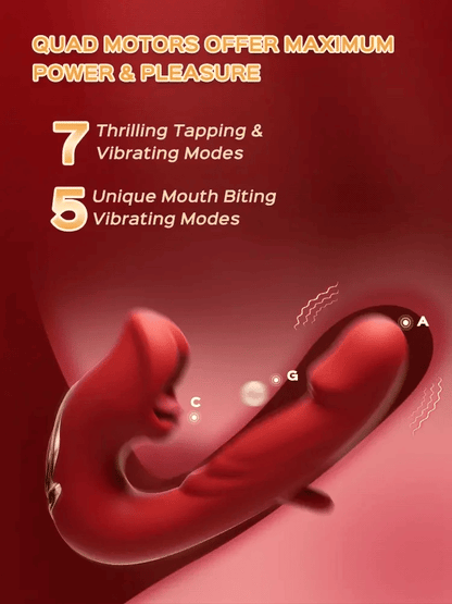 💥New on sale 2025 💞G-Spot Vibrator Female Sex Toy, featuring 7 slapping vibration modes and 5 licking/sucking modes.