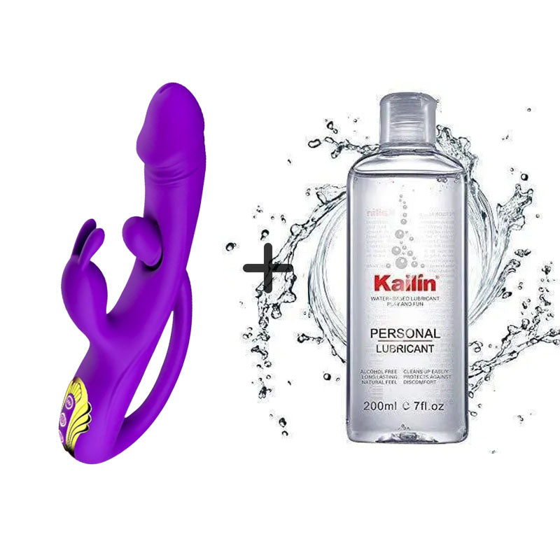 Sexoralab™Newest 3-in-1 Rabbit G-spot Vibrator with 10 Flapping Vibrating & 7 Licking Sucking Modes