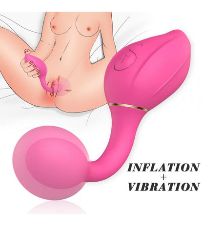 YUANSE 7-Frequency Inflatable Anal Vibrator