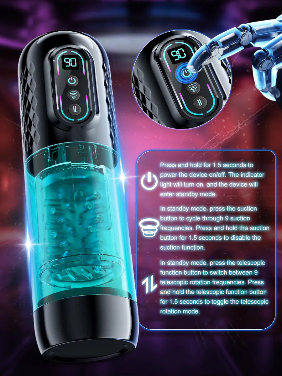 [Discreet Delivery]-Smart Suction & Stroke Device – Fully Automated for Effortless Enjoyment