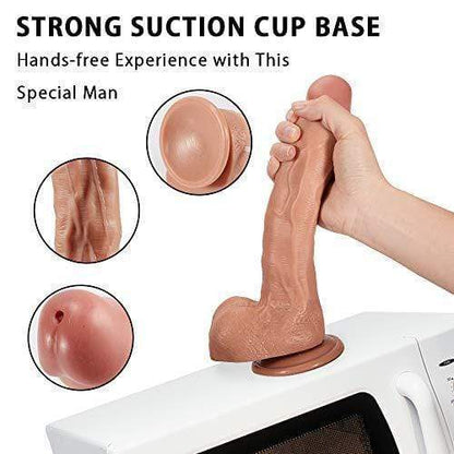 9.5  Squirting G-spot Ejaculating Dildo with strong suction cup