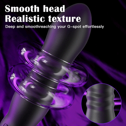Buyging™ Dual Motor 9 Thrusting 10 Vibrating Penis Trainer & Anal Toy