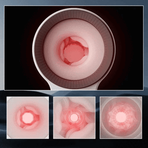 Automatic 5 Telescopic Rotation 7 vibrations Handheld Male Masturbation Cup