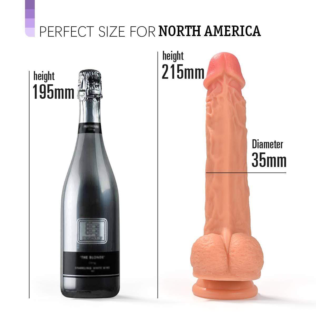 Suction Cup Dildo With Remote Control