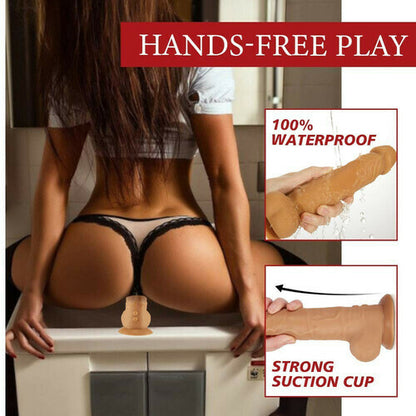 Buyging™ 7 Thrusting 1800r/min Realistic Telescopic Vibrating Dildo