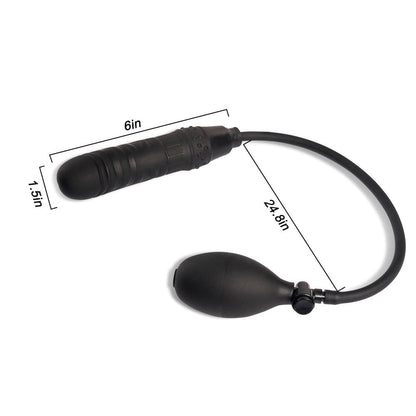 Inflatable Penis Anal Trainer Balloon Plug