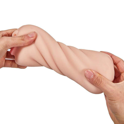 5.9” Double-Channel Deep Oral Pussy Sex Masturbator