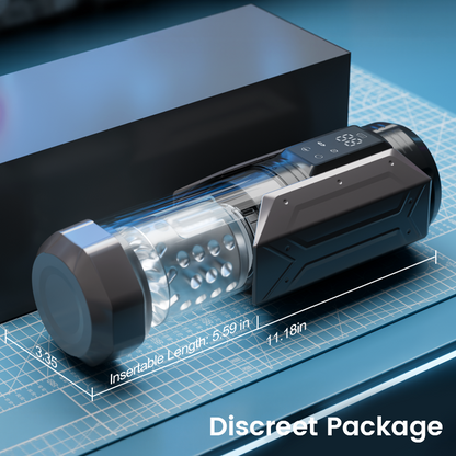 King -100% Waterproof 4 IN 1 Automatic Masturbation Cup for Men