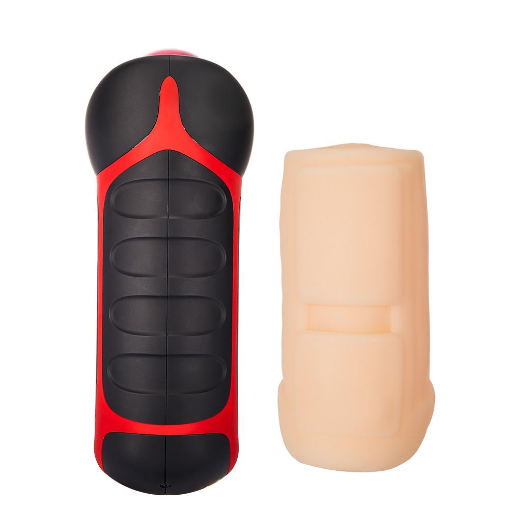 Sexoralab Heart-Shaped 10-Speed Telescoping Heating Voice Masturbation Cup